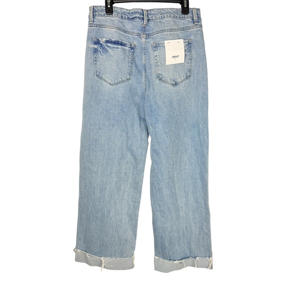 Vervet Women’s Cuffed Wide Leg High Rise Jean NWT - Picture 8 of 8
